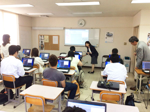 相生学院高等学校姫路校プログラミング体験授業