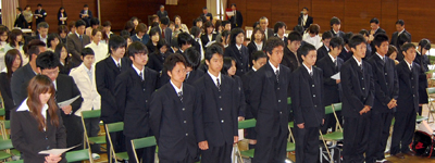 相生学院高等学校第1期生入学式