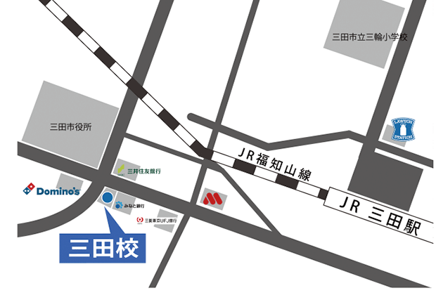 三田校地図